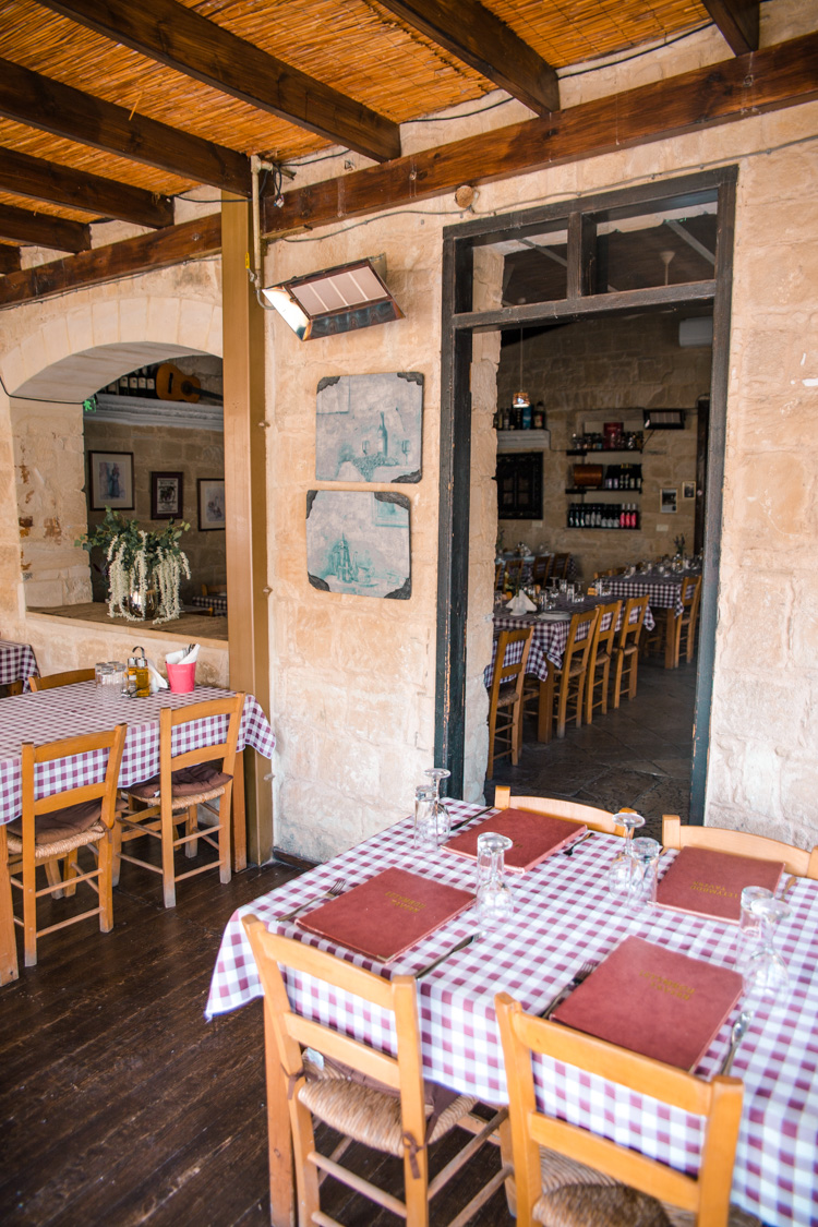 Letymbou Tavern interior with traditional Cypriot decor
